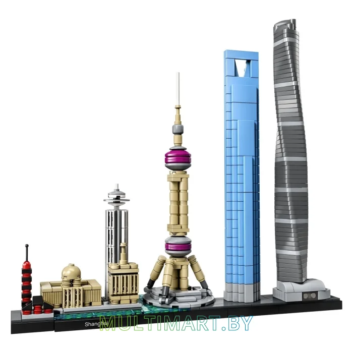 Конструктор King Архитектура Шанхая 20018